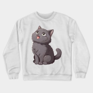 Cute Chartreux Cat Crewneck Sweatshirt